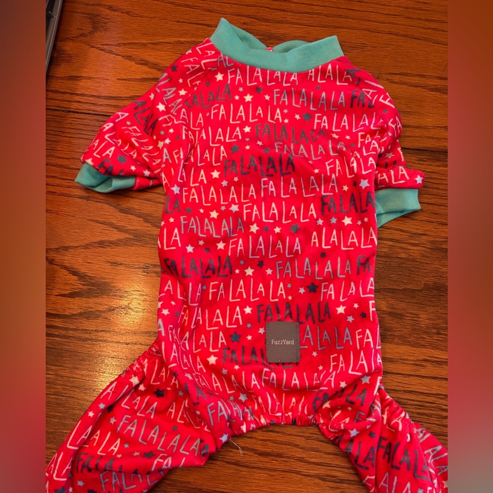 Fuzzyard brand doggie holiday jammies